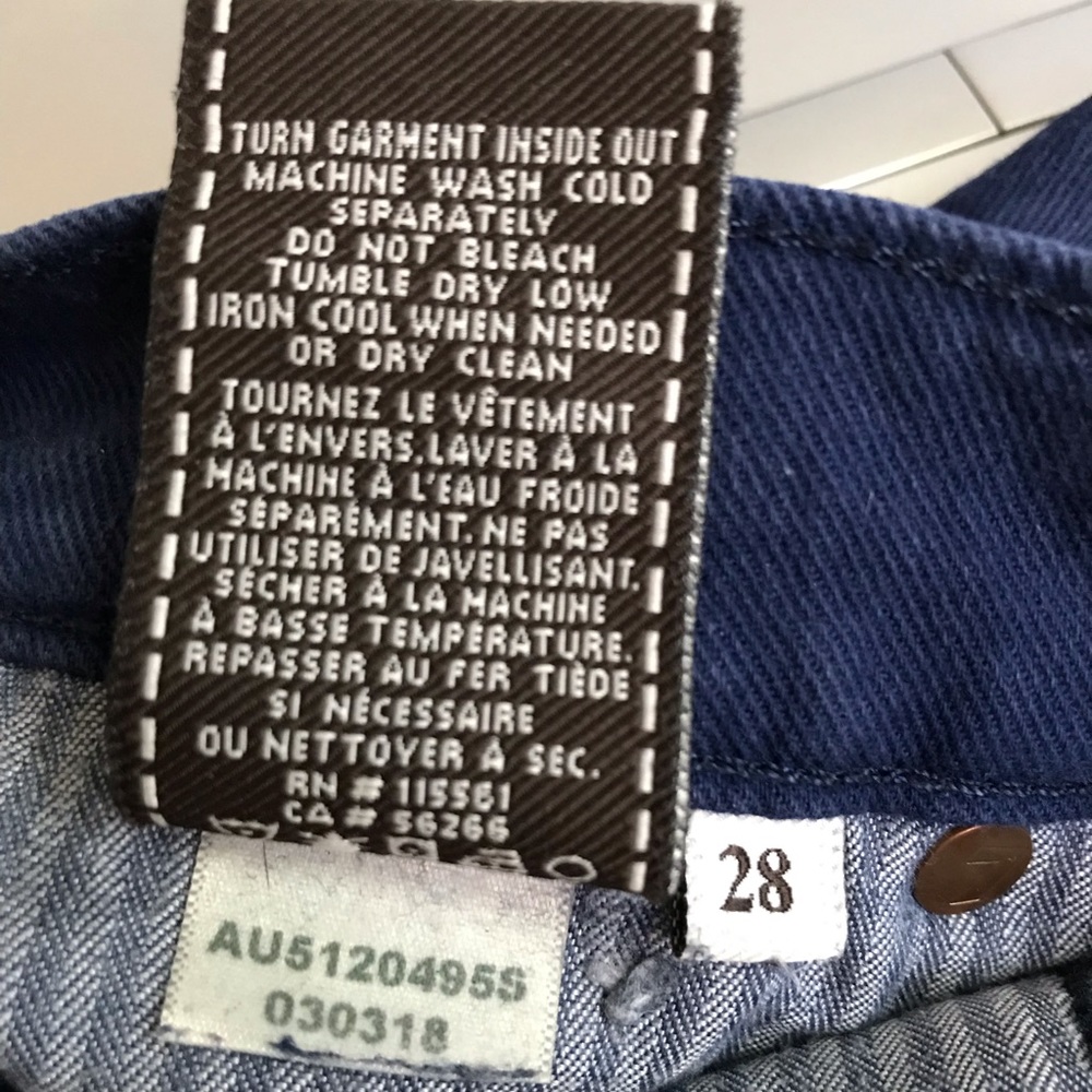 7 For All Mankind Denim Cutt Off - Picture 8 of 16